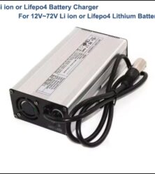 Akulaadija Li-ion Lifepo4 akulaadija-12V-72V 200w 2-10A