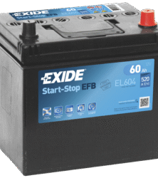 Aku Exide EL604 EFB Start-Stop 60Ah 520A(EN) jaapan – +